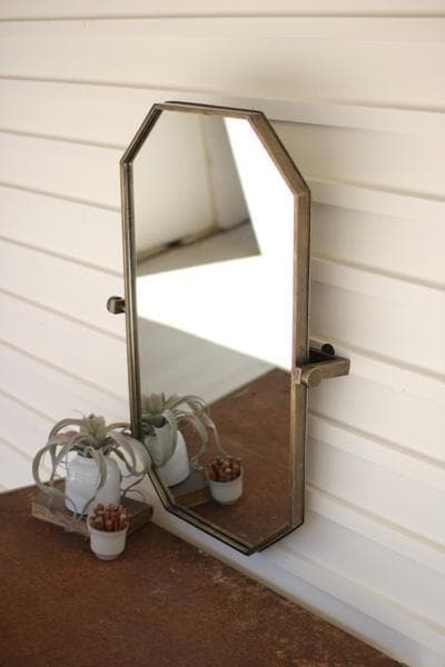 Rectangle Wall Mirror with Adjustable Bracket