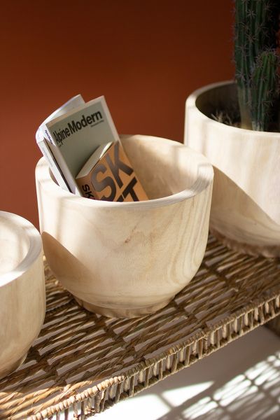 Set Of 3 Wooden Planters