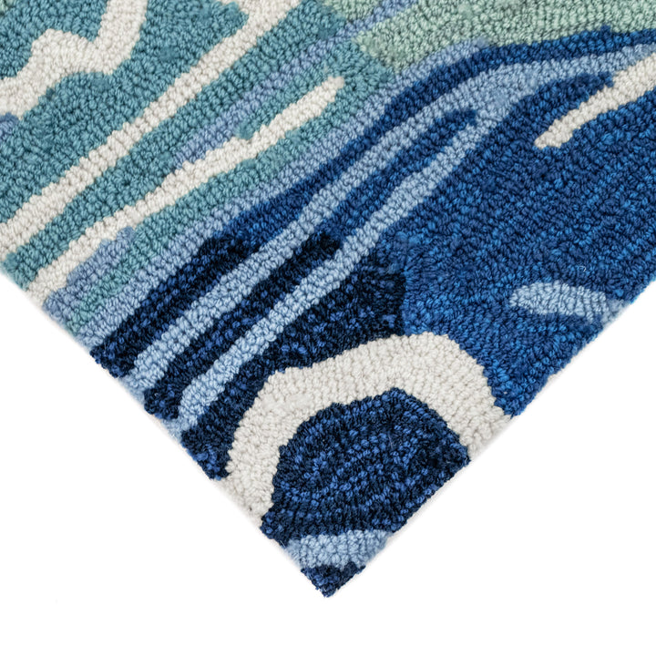 Liora Manne Capri Jelly Fish Indoor/Outdoor Rug Ocean