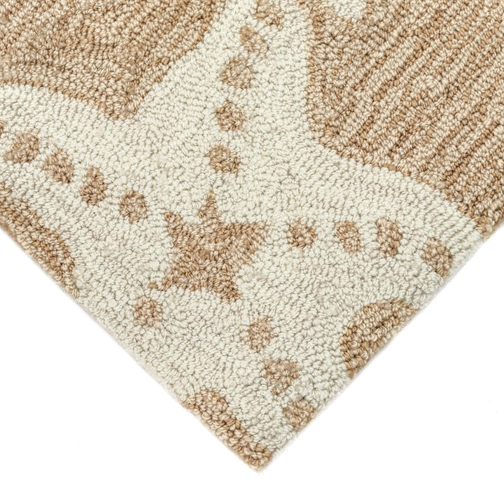 Liora Manne Capri Starfish Indoor/Outdoor Rug Neutral