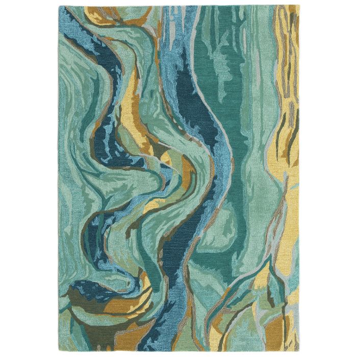 Liora Manne Corsica Panorama Indoor Rug Blue/Green