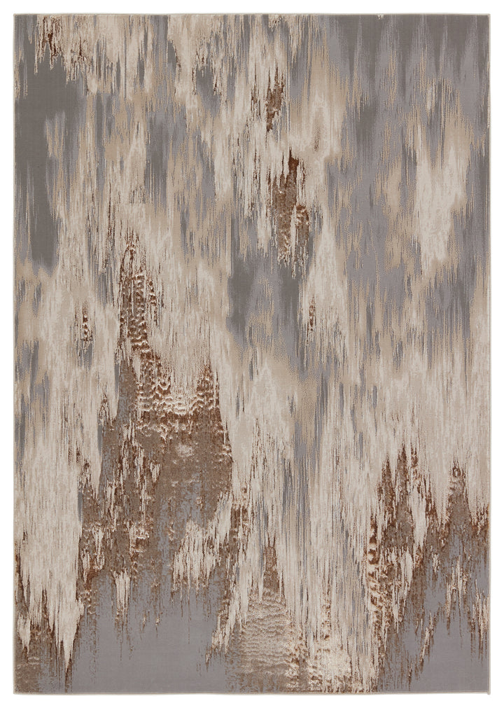 Jaipur Living Ulysses Abstract Taupe/ Gray Area Rug (CATALYST - CTY23)
