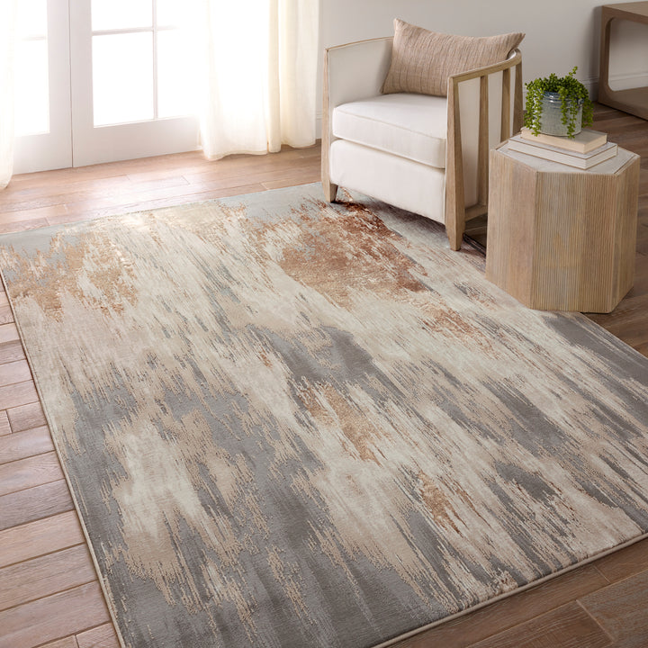 Jaipur Living Ulysses Abstract Taupe/ Gray Area Rug (CATALYST - CTY23)