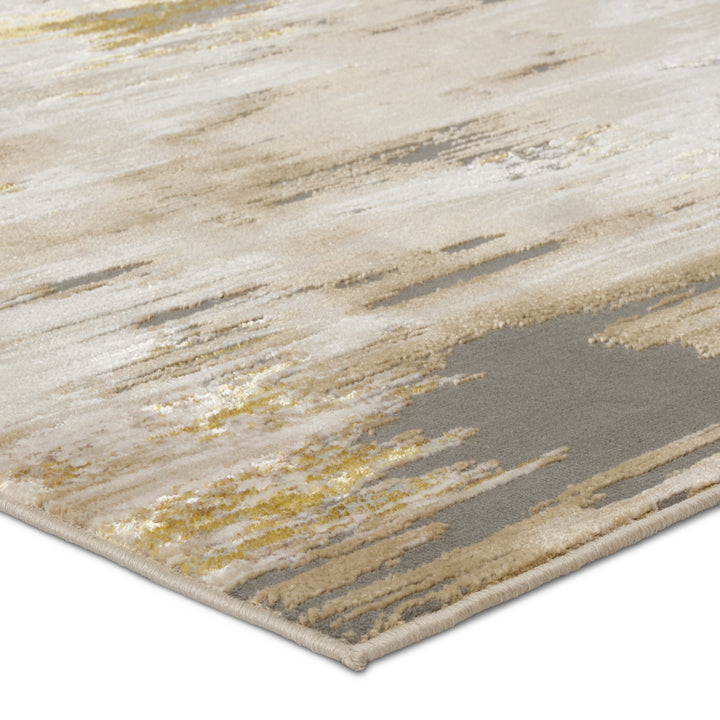 Jaipur Living Ulysses Abstract Gold/ Gray Area Rug (CATALYST - CTY24)
