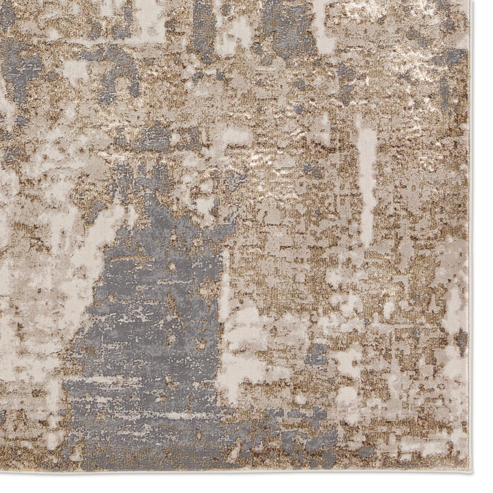 Jaipur Living Raistlin Abstract Gold/ Gray Area Rug (CATALYST - CTY26)