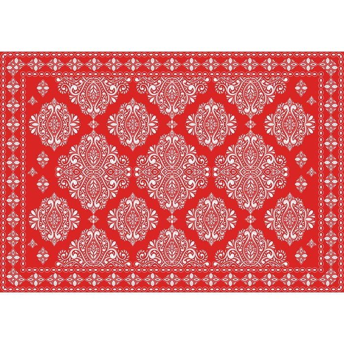 Adama Vinyl Rectangle Placemats Set/4 (Christmas_Time )