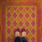 Vintage Vinyl Floorcloth Rug (Classic Pattern 10 Magic Carpet)