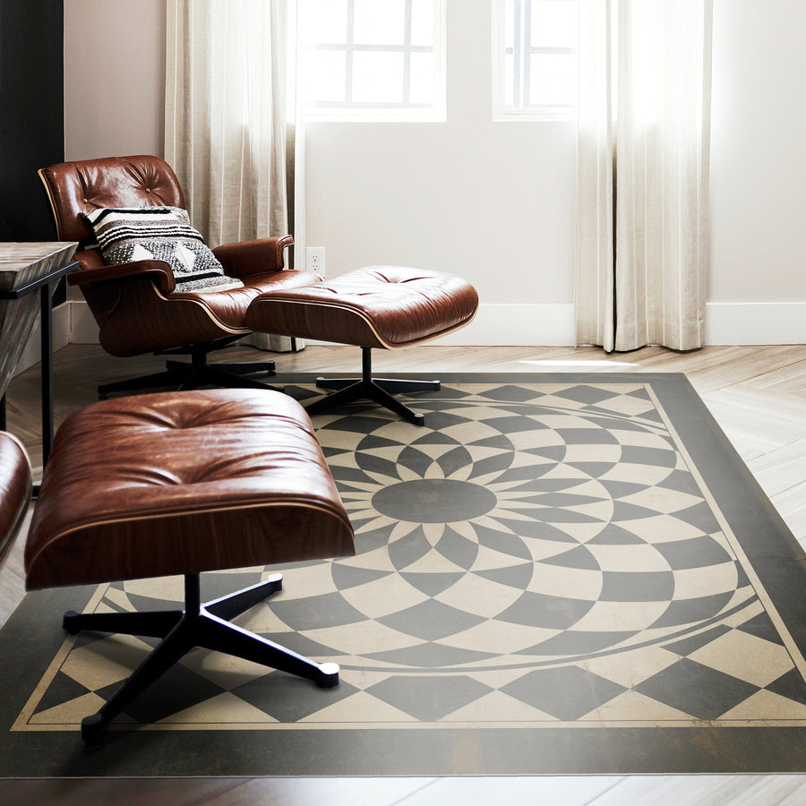 Classic Vintage Vinyl Pattern 01 Area Rug (We're all Mad Here) – Hudson ...