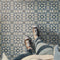 Vintage Vinyl Floorcloth Rug (Pattern 56 Lizzie Bennett)