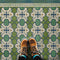 Vintage Vinyl Floorcloth Mats (Pattern 05 Mrs. Peacock)