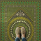 Vintage Vinyl Floorcloth Rug (Pattern 75 Do Not Trust Wealth)