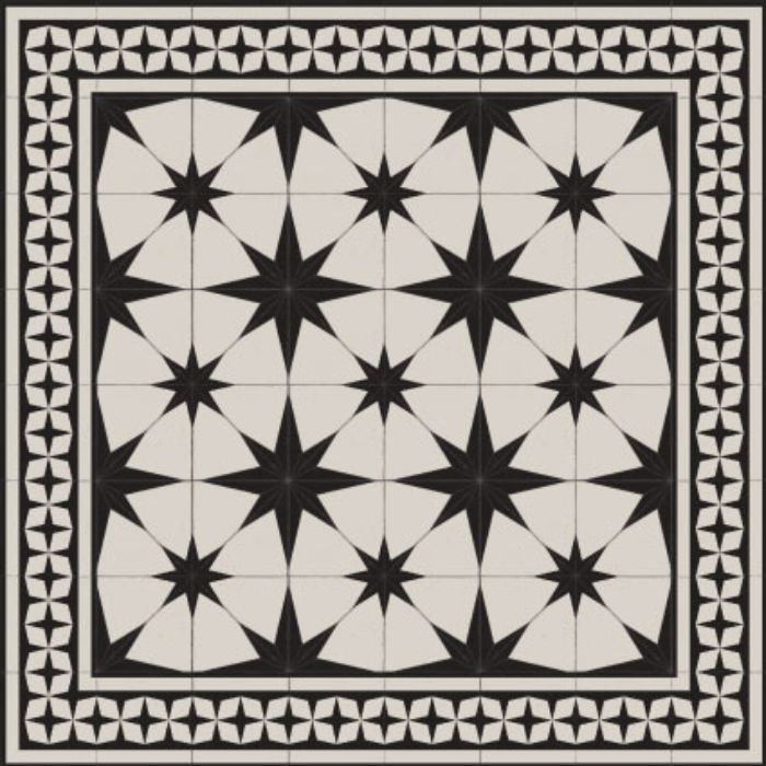Adama Black & White Vinyl Rug/Mat (Nightsky_B) – Hudson & Vine