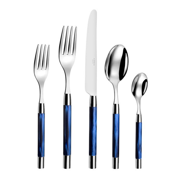 Capdeco Conty 18/10 Stainless Steel 5pc. Flatware Set (Blue)