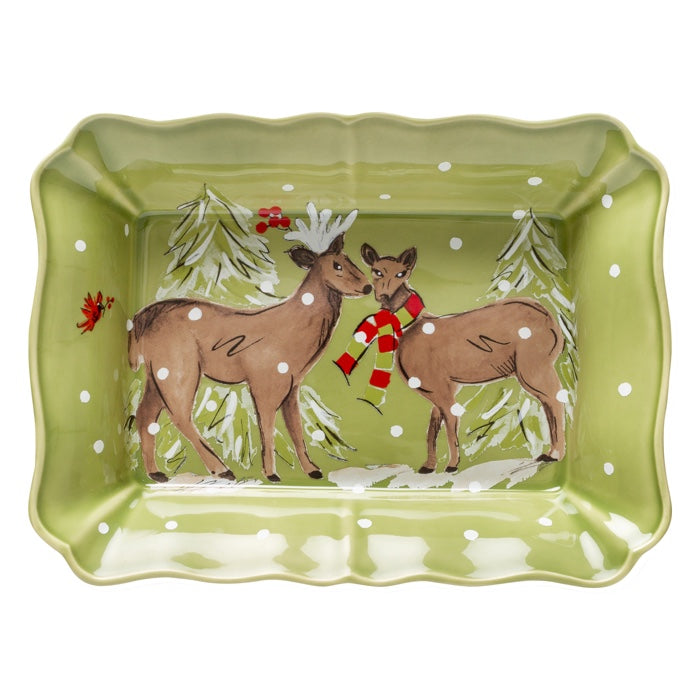 Casafina Deer Friends Stoneware Dinnerware (Green)