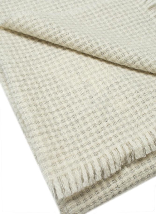 Rossland Baby Alpaca Throw (Ivory)