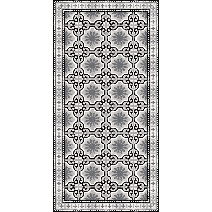 Adama Vinyl Rug/Mat (Dream_BW)