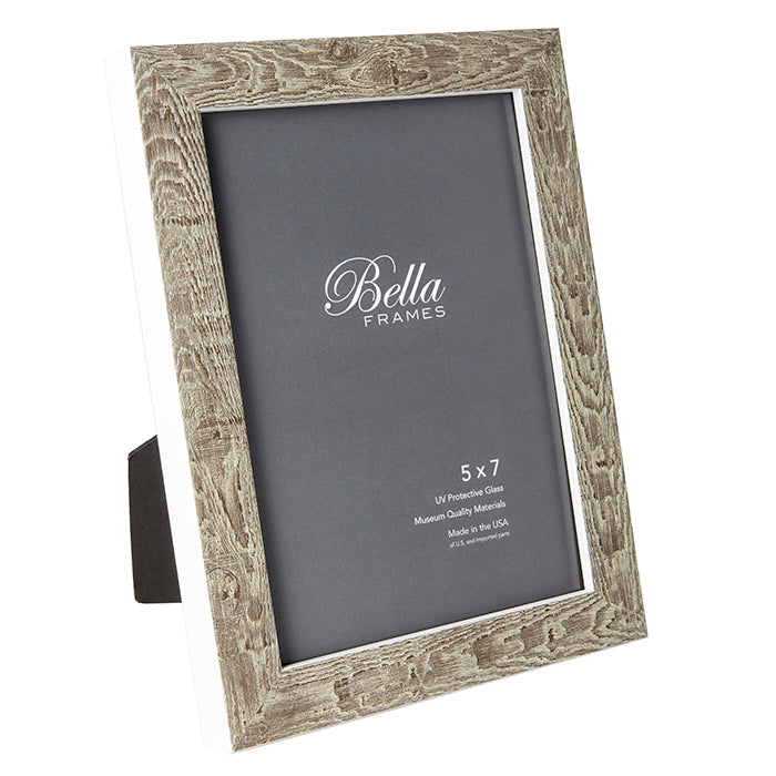 Kubik Faded Fjord White Cube Wood Picture Frame - Thumbnail 2