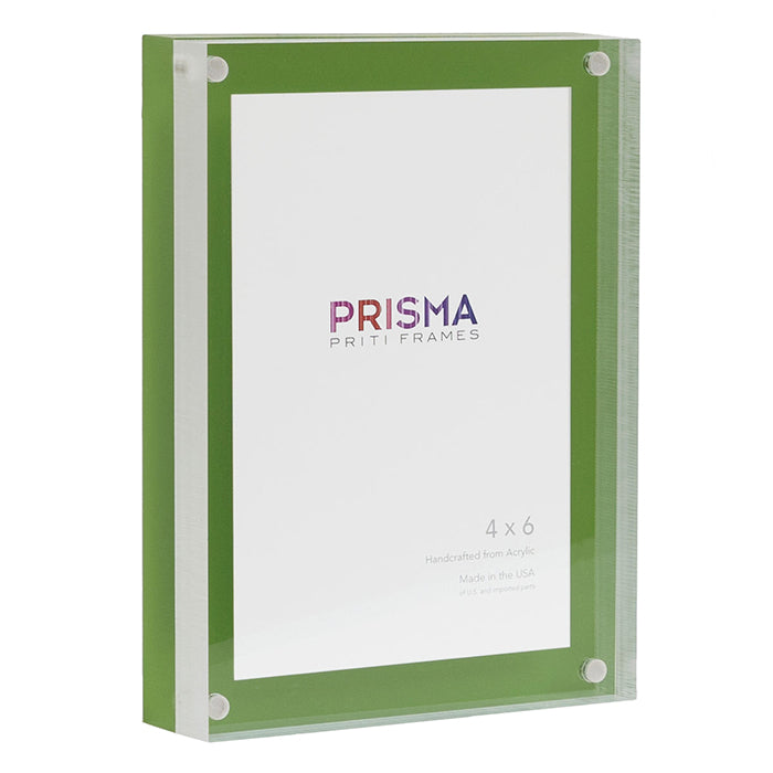 Priti Acrylic Picture Frame (Basil Green)