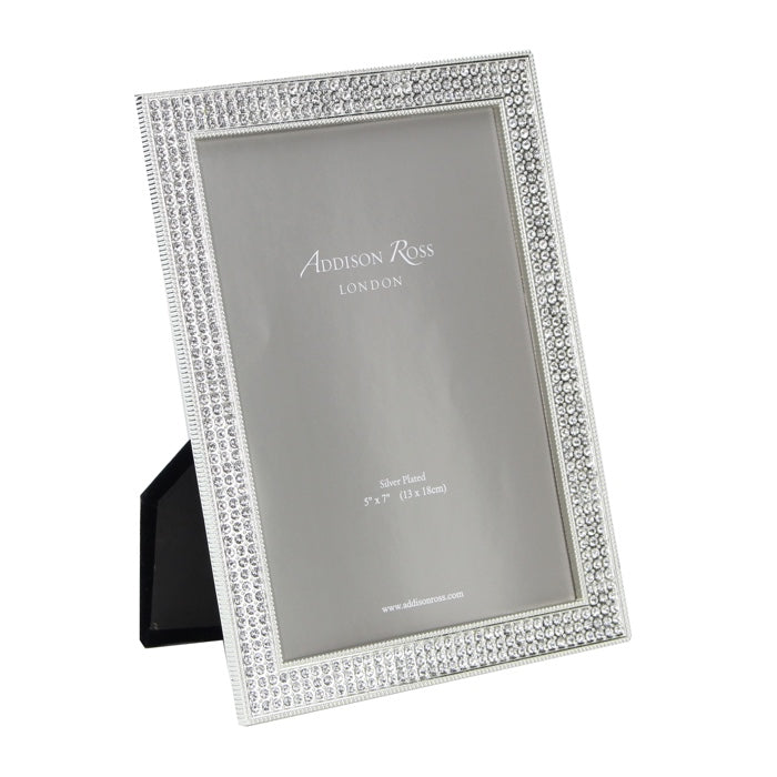 Addison Ross Silver Florence Diamante Frame (5x7)