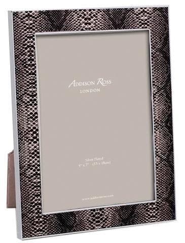 Addison Ross Natural Faux Snake Enamel Picture Frame - Hudson & Vine