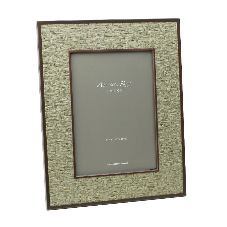 Addison Ross Moss Rattan Picture Frame