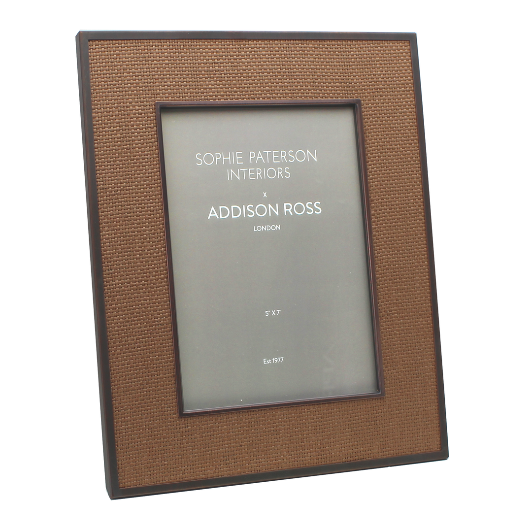 Addison Ross Almond Rattan Picture Frame