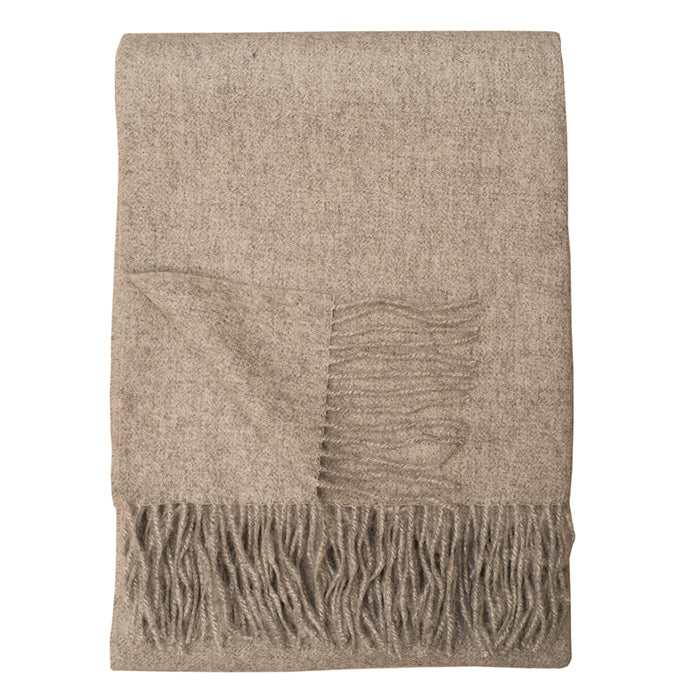 Fife Baby Alpaca Eco Throw (Cloud Gray Melange)