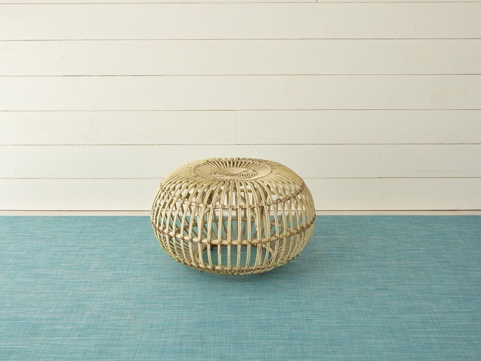 Chilewich Mini Basketweave Woven Floor Mats (Turquoise)