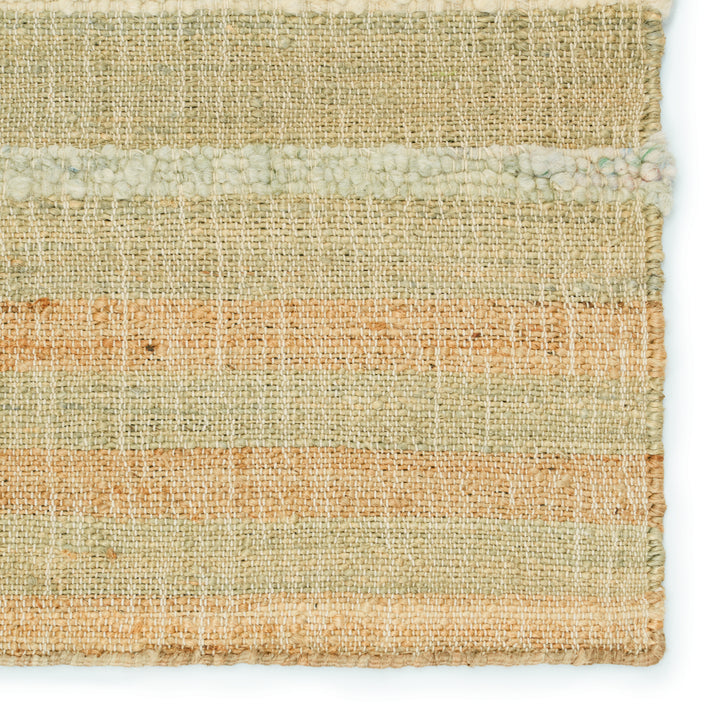 Jaipur Living Eirene Natural Striped Beige/ Blue Area Rug (GALILEA - GLE01)