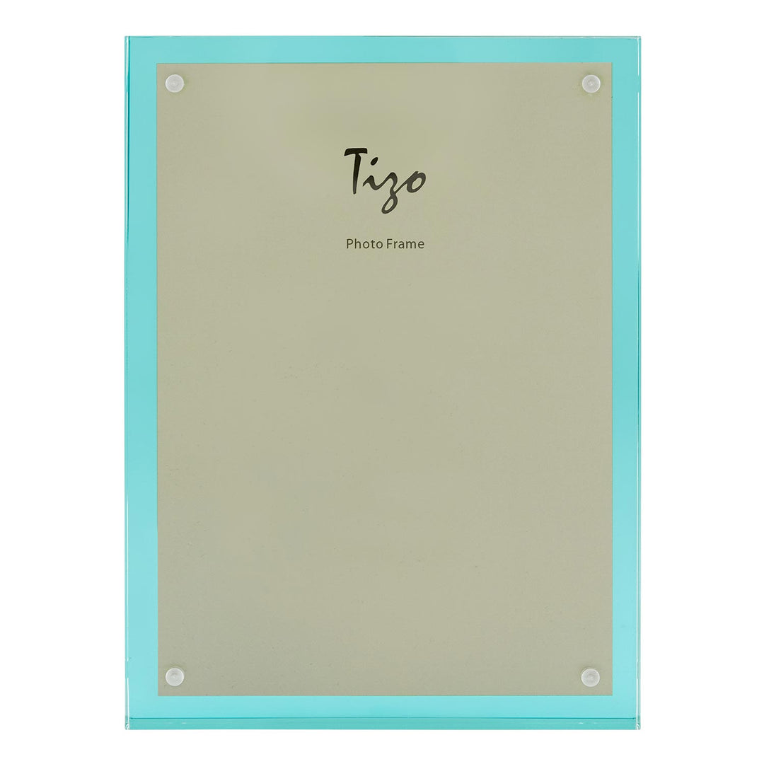 Tizo Acrylic Lucite Picture Frame (Turquoise)