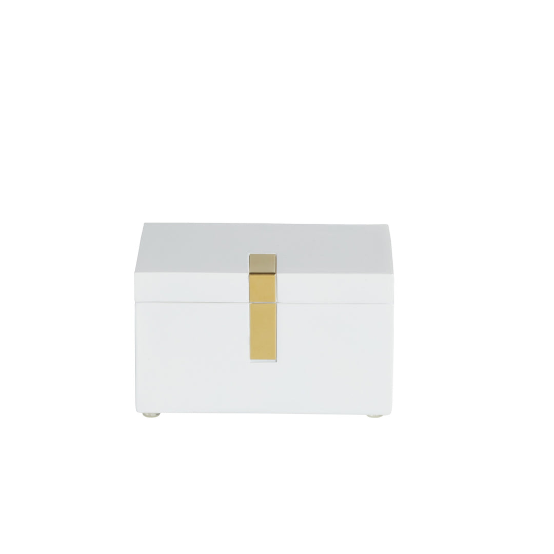 Roselli Trading Houston Street Collection White with Brass Bathroom Accessories