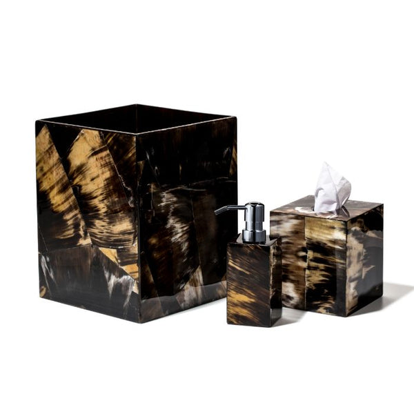 Ladorada Burl Veneer Bathroom Accessories – Hudson & Vine