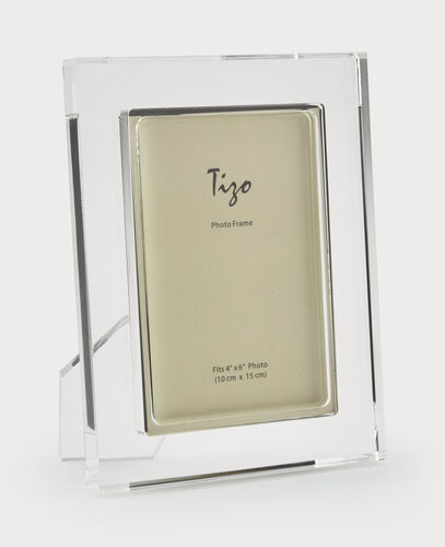 Tizo Acrylic Lucite Picture Frame (Clear Border)