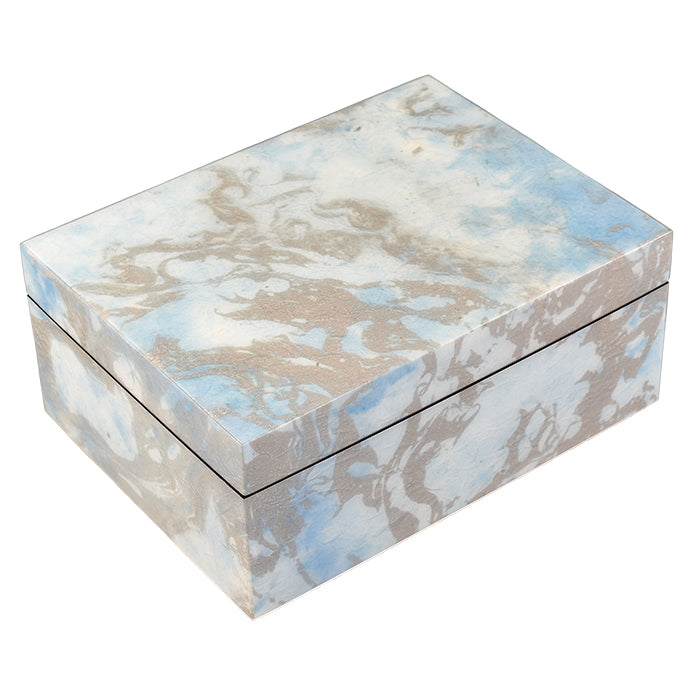 Lacquer Medium Box (Cool Spring Paper Inlay)