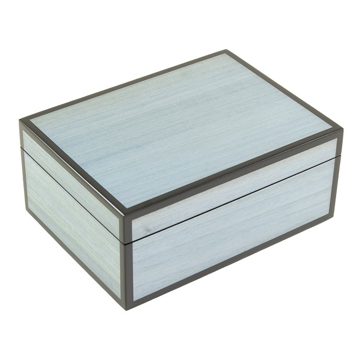 Lacquer Medium Box (Blue Tulipwood)