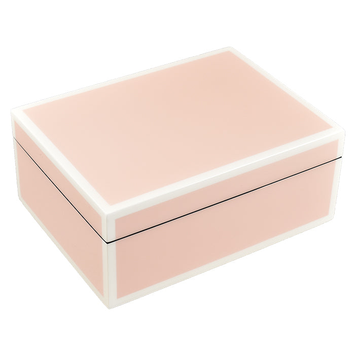 Lacquer Medium Box (Paris Pink & White)