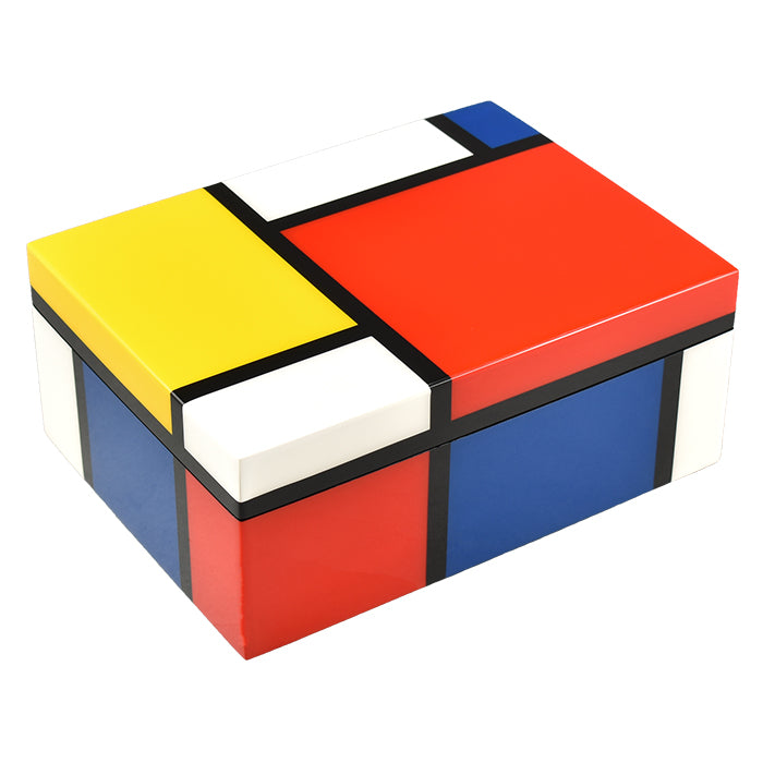 Lacquer Medium Box (Mondrian)