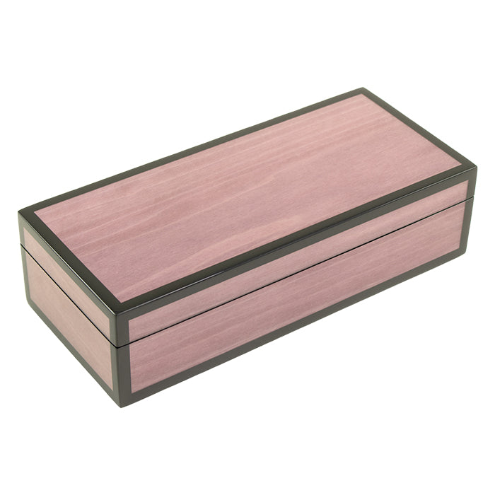 Lacquer Long Pencil Box (Purple Tulipwood)