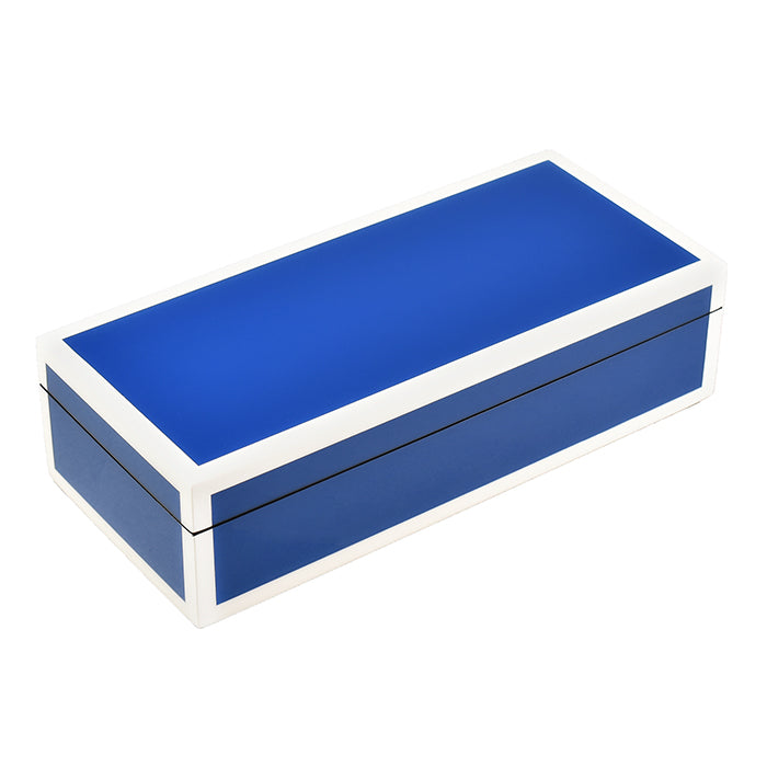 Lacquer Long Pencil Box (True Blue)