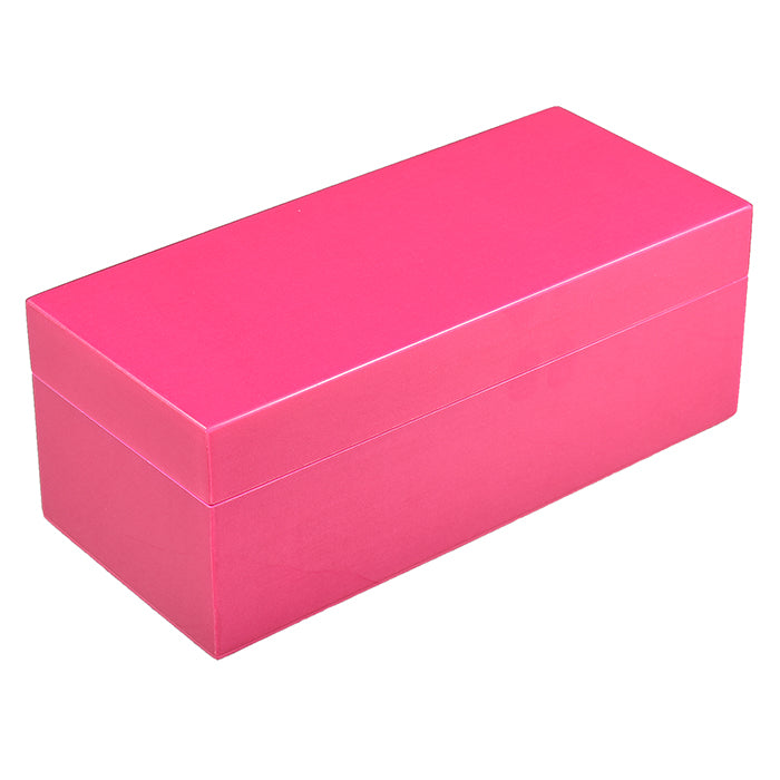 Lacquer Long Pencil Box (Hot Pink)
