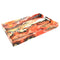 Lacquer Rectangle Tray (Orange Marble)