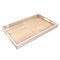 Lacquer Rectangle Tray (Sycamore with Silver Dollar Trim)