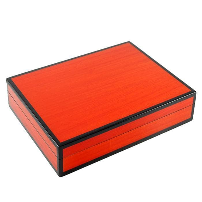 Lacquer Long Stationery Box (Red Tulipwood)