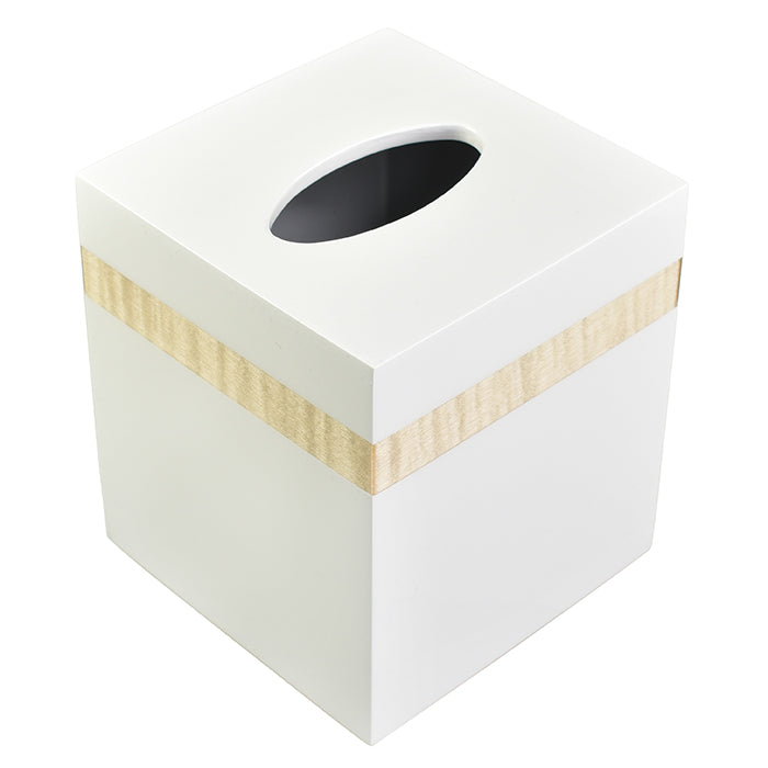 Silver Sycamore Lacquer Tissue Box