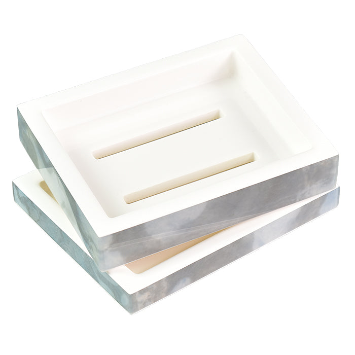 Cool Spring with White Lacquer Soap Dish