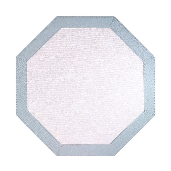 Bordino Octagon Vinyl Placemats (Celadon) Set/4