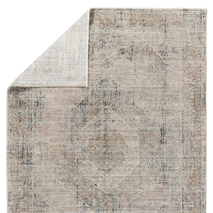 Vibe by Jaipur Living Emory Medallion Taupe/ Blue Area Rug (LEILA - LEI05)