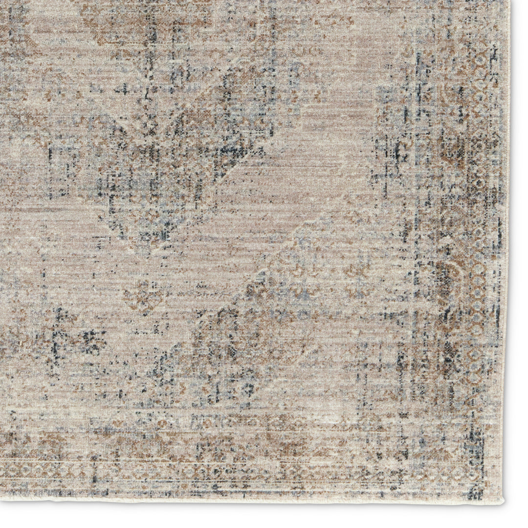 Vibe by Jaipur Living Emory Medallion Taupe/ Blue Area Rug (LEILA - LEI05)