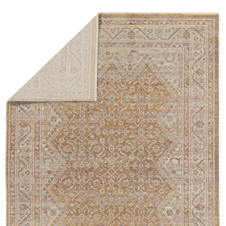 Vibe by Jaipur Living Harriet Medallion Gold/ Light Gray Area Rug (LEILA - LEI06)