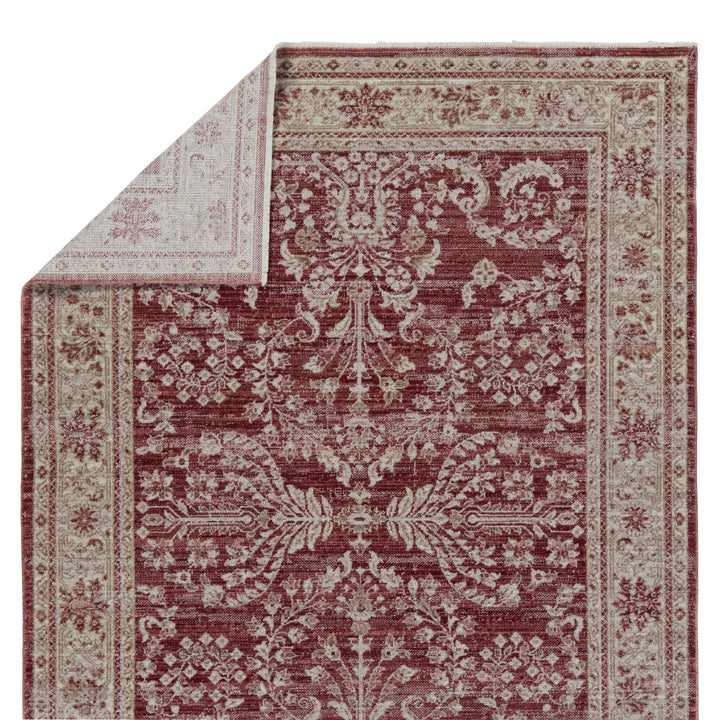 Vibe by Jaipur Living Katarina Floral Red/ Light Gray Area Rug (LEILA - LEI07)